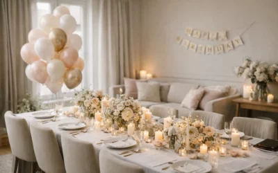 Anniversaire à domicile : idées déco simples et efficaces