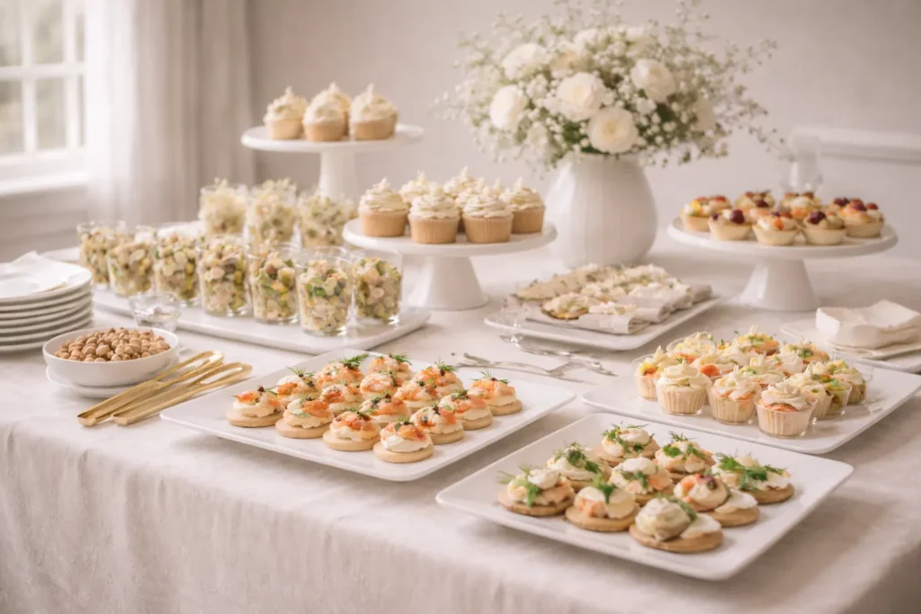 buffet de baptême enfant