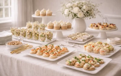 Créer un menu pour baptême simple et élégant